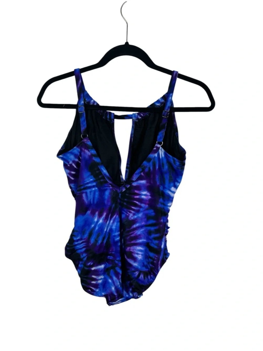 MagicSuit Katrina Purple Blue Tie Dye one Piece Swimsuit Tummy Control 12 NWT